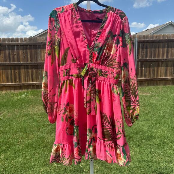 Alex Marie Dresses & Skirts - Alex Marie Pink Floral Dress Size 6